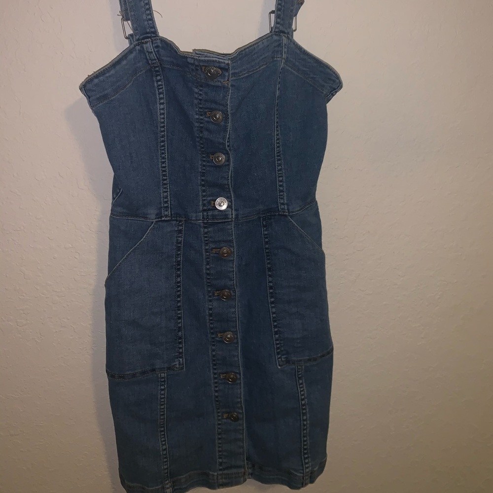 H&M JEAN JUMPER DRESS